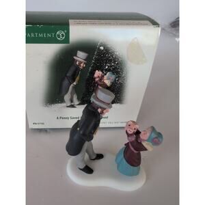 Dept 56 A Penny Saved is a Penny Earned New England Village Accessory #56.57103